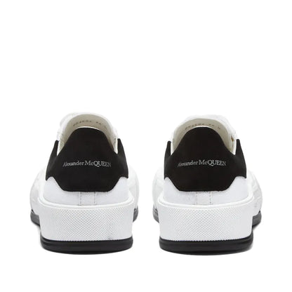 Alexander McQueen Deck Plimsoll Low "White-Black"