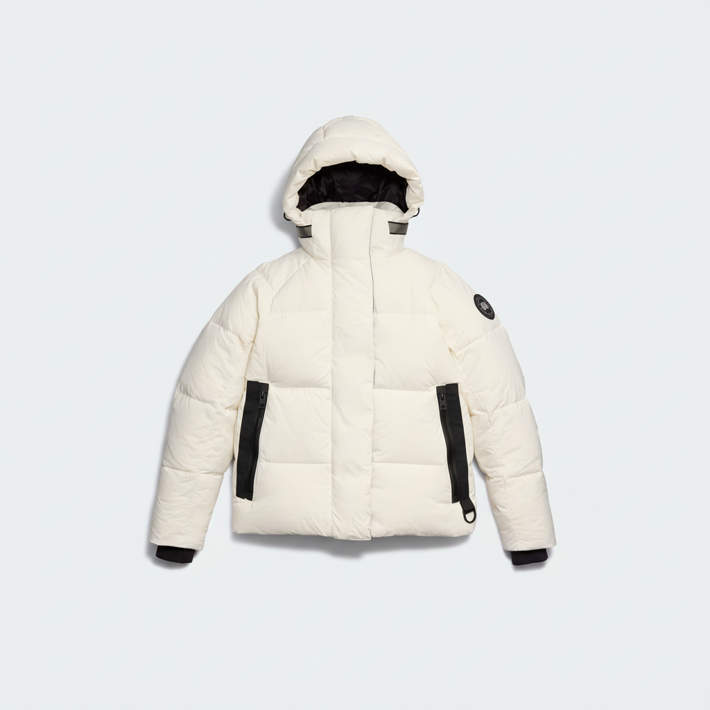 Canada Goose Junction Down Jacket "White-Black"