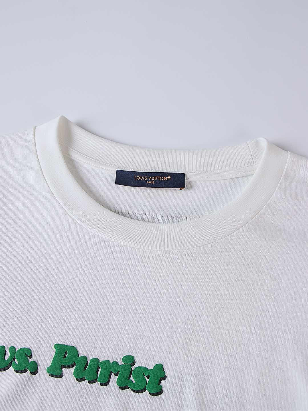 Louis Vuitton Tourist VS Purist Printed T-shirt "White-Green"