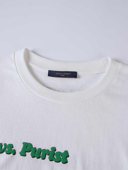 Louis Vuitton Tourist VS Purist Printed T-shirt "White-Green"