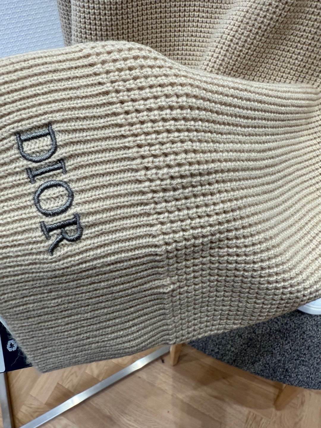 Dior Zip Sweater "Beige"