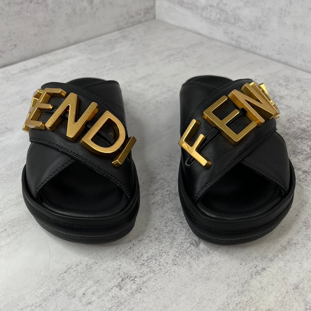 Fendi Slides "Black"