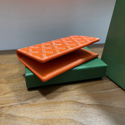 Goyard Saint-Pierre Card Wallet "Orange"
