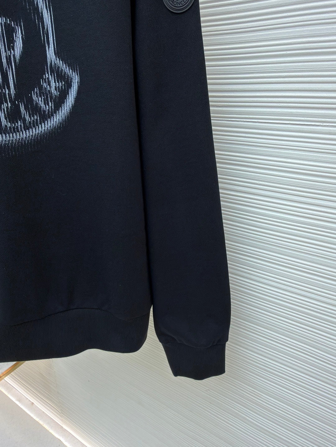 Moncler Blurred Logo Sweatshirt "Black"