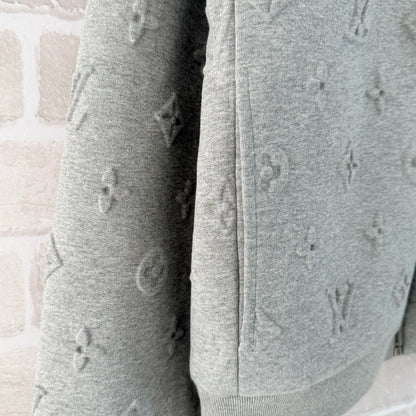 Louis Vuitton Monogram Embossed Track Top "Grey"