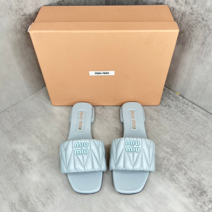Miu Miu Slides "Baby Blue"