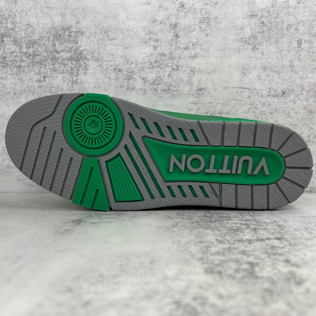 Louis Vuitton Trainers "Green-Grey"