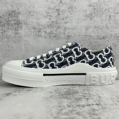 Burberry Gabardine "Black-White Monogram"