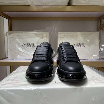 Alexander McQueen Oversized "Black Studded-Clear Sole"
