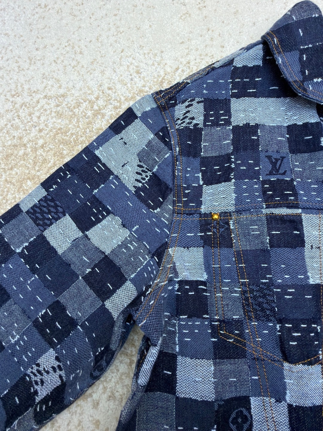 Louis Vuitton Damier Denim Workwear Blouson