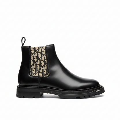 Dior Explorer Chelsea Boots "Black-Beige"