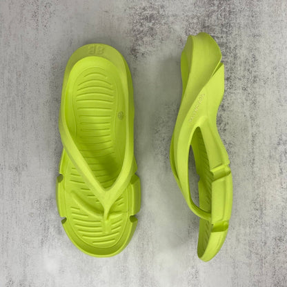 Balenciaga Mold Thong Flip-Flops "Lime"