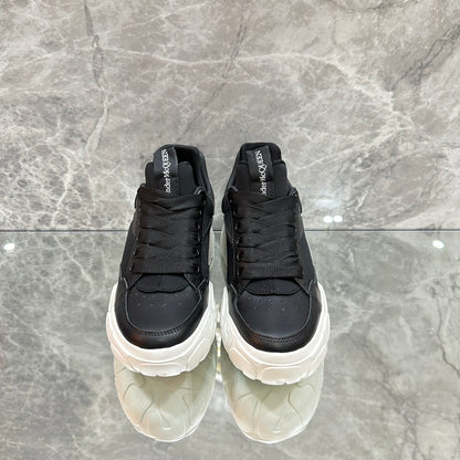 Alexander McQueen Oversized Court "Black-White Sole"