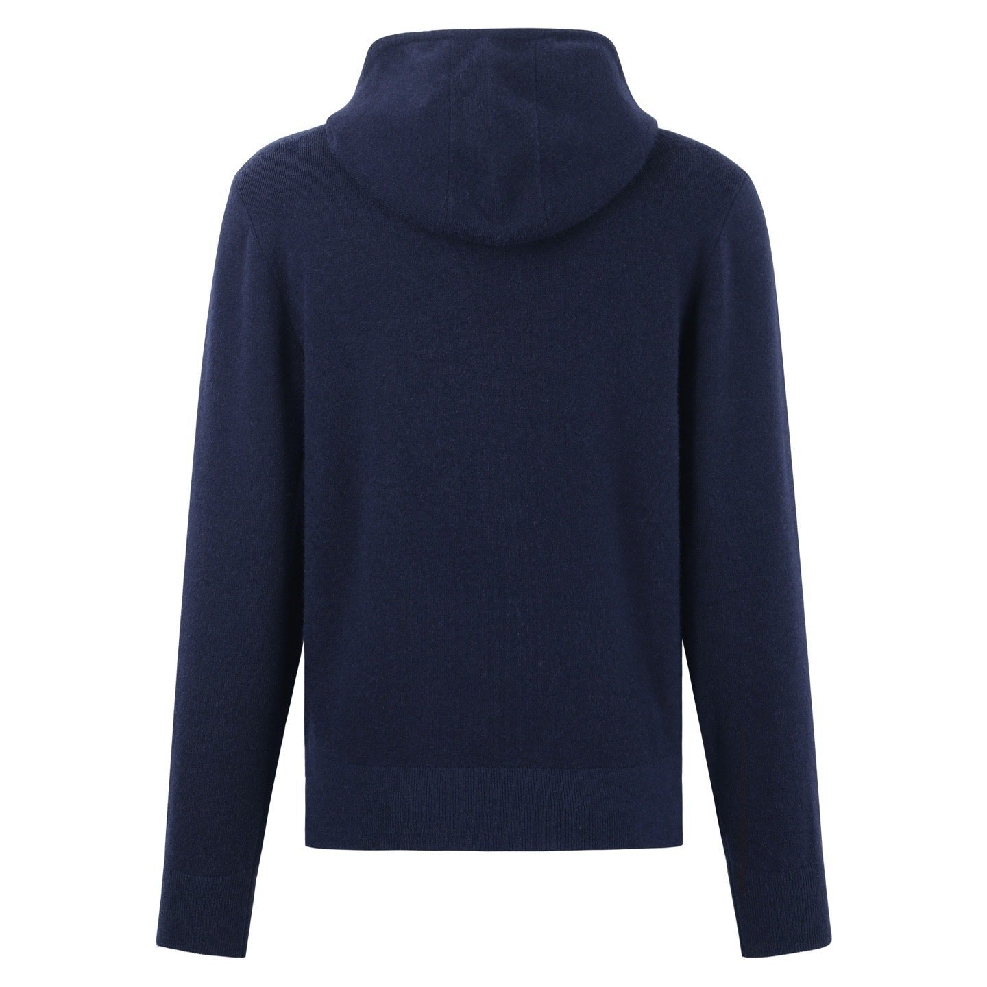 Burberry Cashmere Blend Zip Hoodie "Navy Blue"