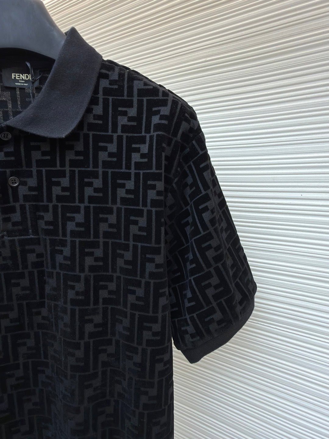 Fendi FF Monogram Polo T-Shirt "Black"