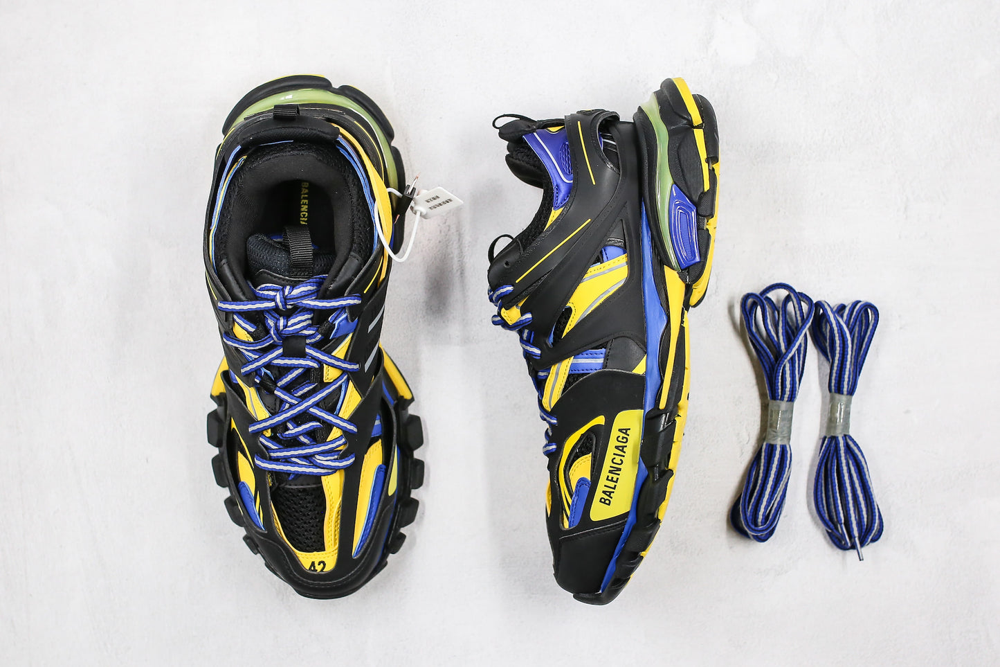 Balenciaga Track "Black-Yellow-Blue"