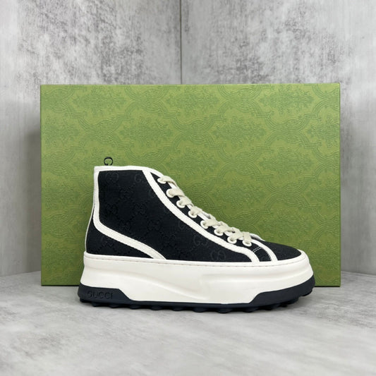 Gucci Tennis 1977 High-Top "White-Black Monogram"