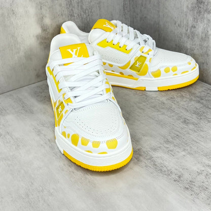 Louis Vuitton x Yayoi Kusama Trainers "Yellow-White"