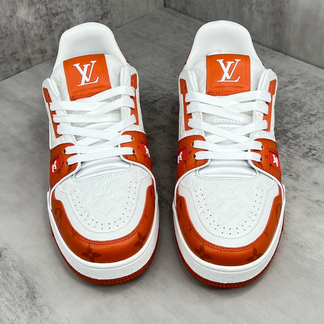 Louis Vuitton Trainers "Orange-White"