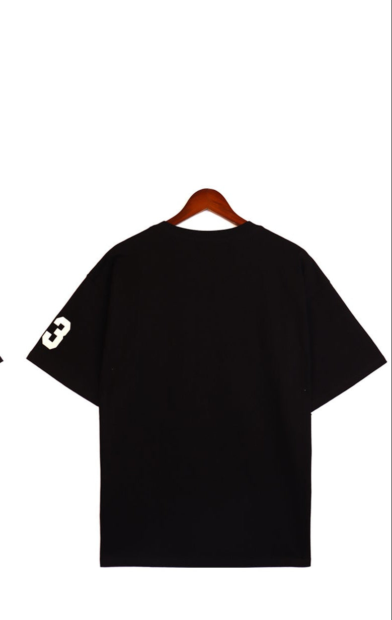 Amiri Flocked Hockey Skater T-Shirt "Black-White"