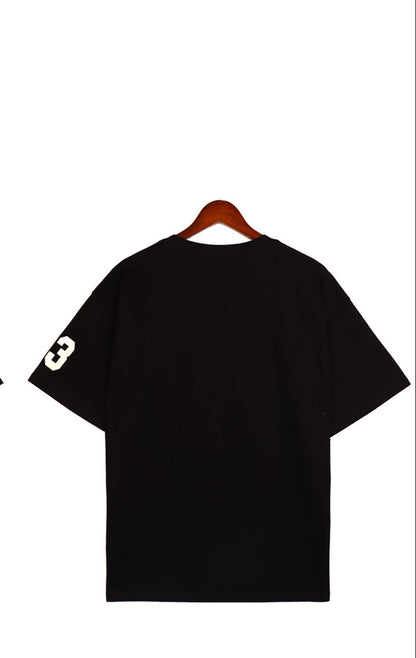 Amiri Flocked Hockey Skater T-Shirt "Black-White"