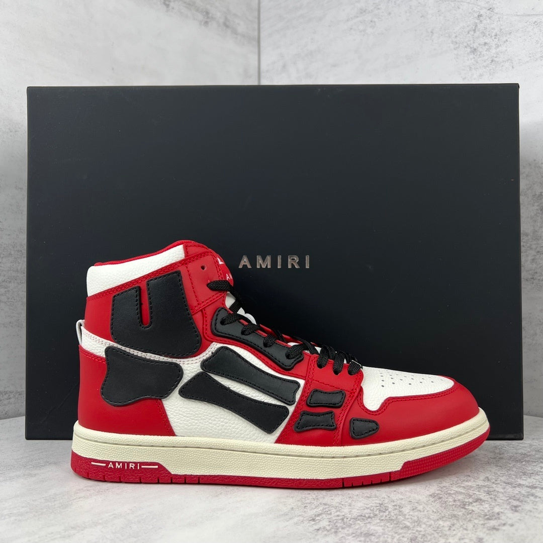 Amiri Skel Top High "Red-Black-White"