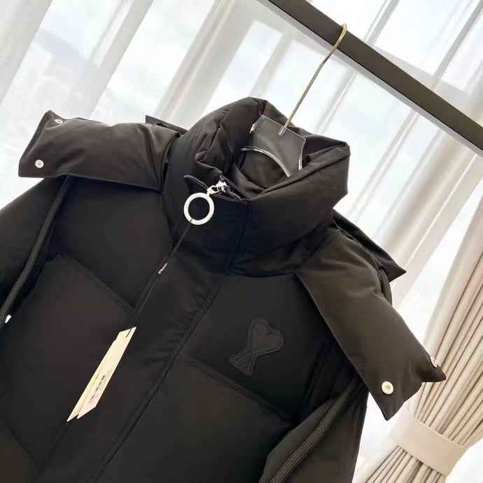 Ami Paris Puffer Down Jacket "Black"