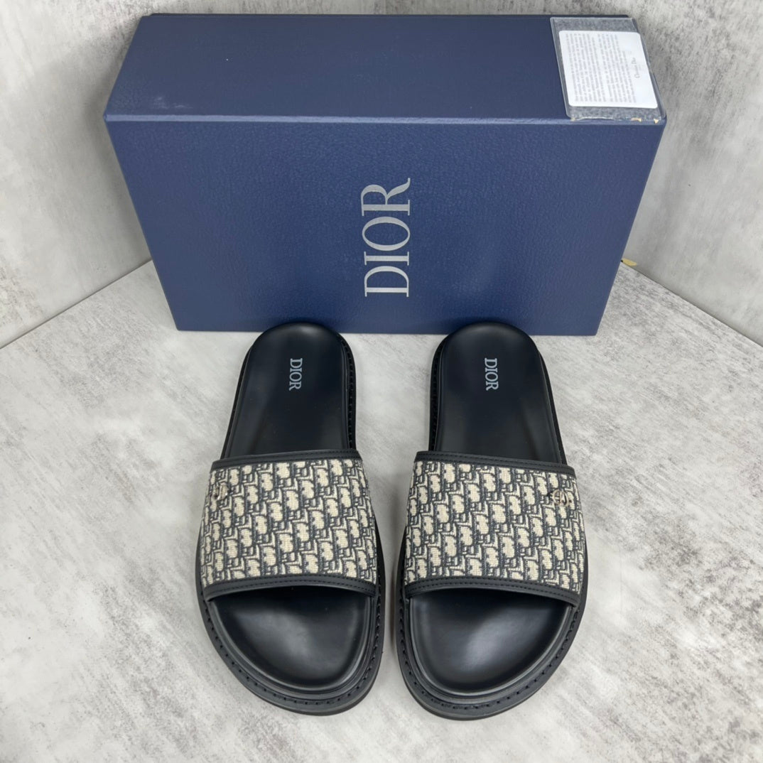 Dior Slides "Black-Beige"