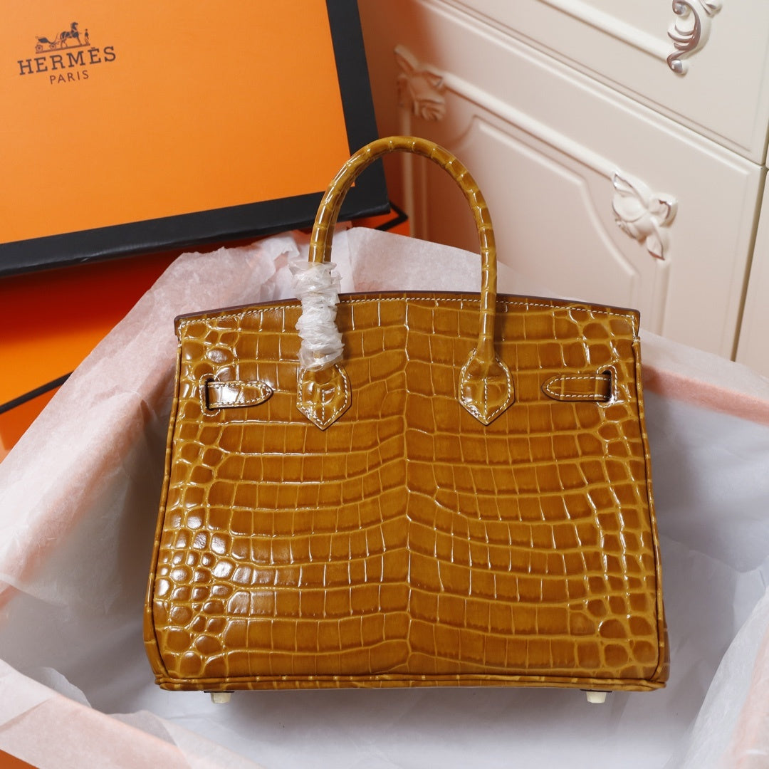 Hermès Crocodile Birking 35
