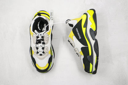 Balenciaga Triple S "White-Black-Yellow"
