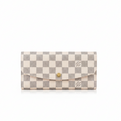 Louis Vuitton Emilie Wallet "Damier Azur"