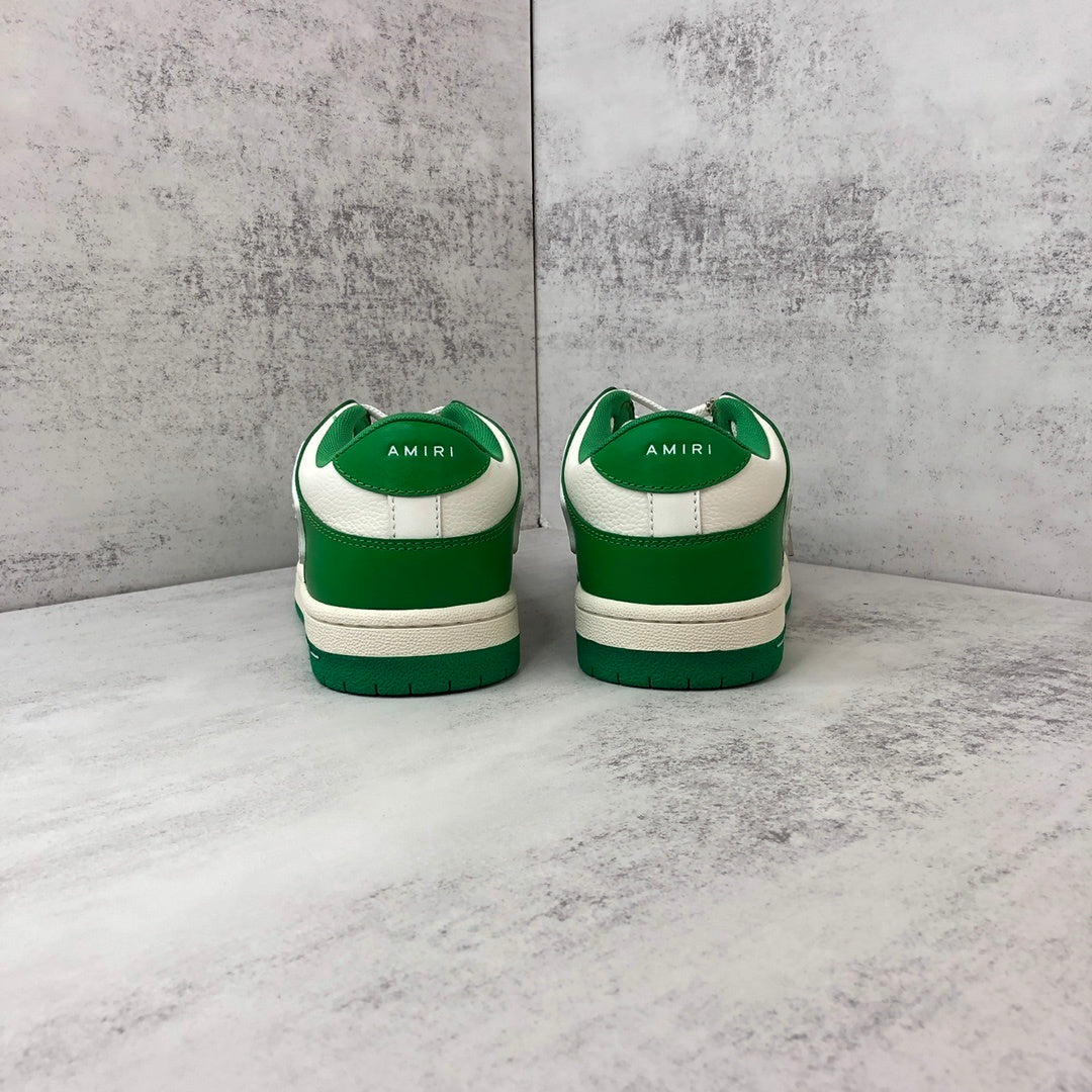 Amiri Skel Top Low "White-Green"