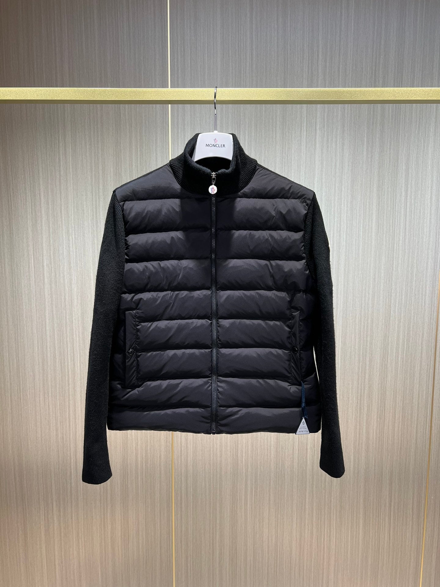 Moncler Hybrid Down Top "Black"