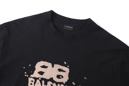Balenciaga Logo Print T-Shirt "Black"