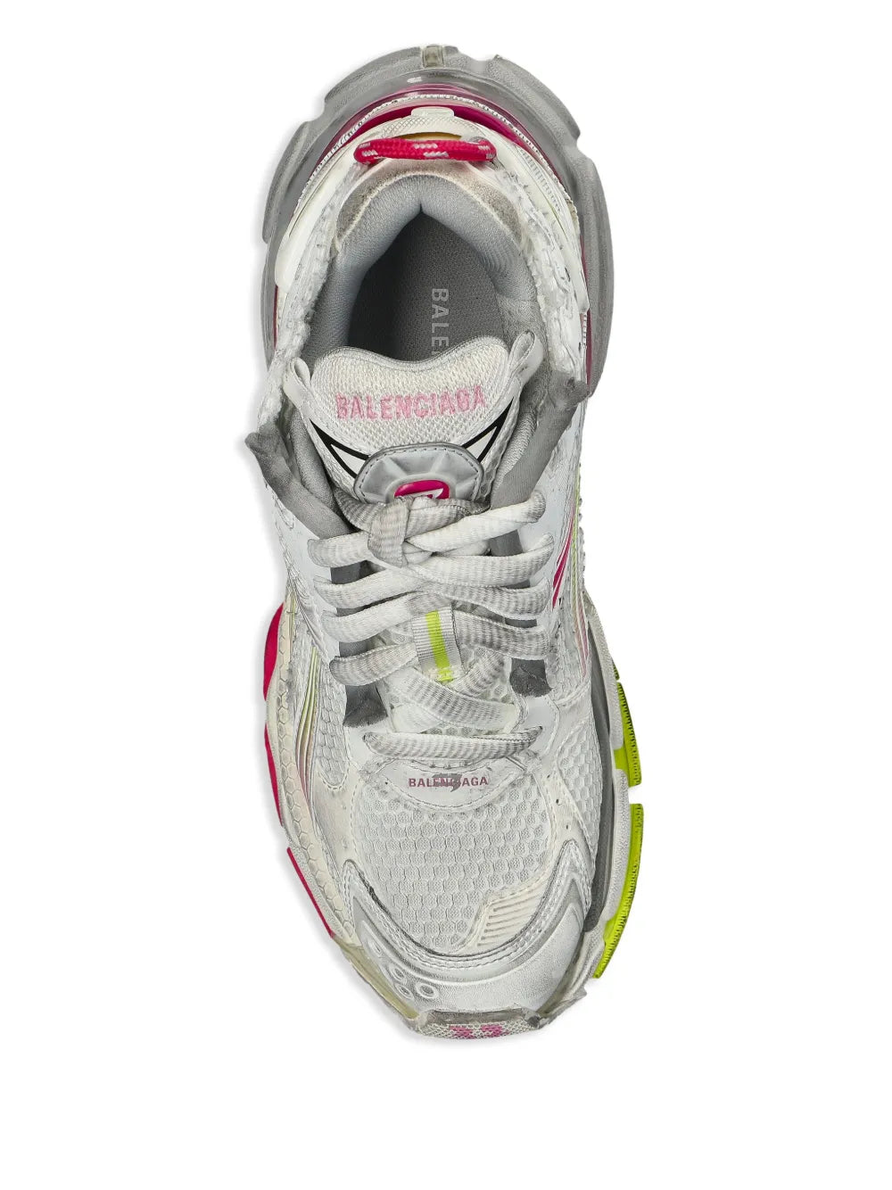 Balenciaga Runner "White-Pink-Yellow"