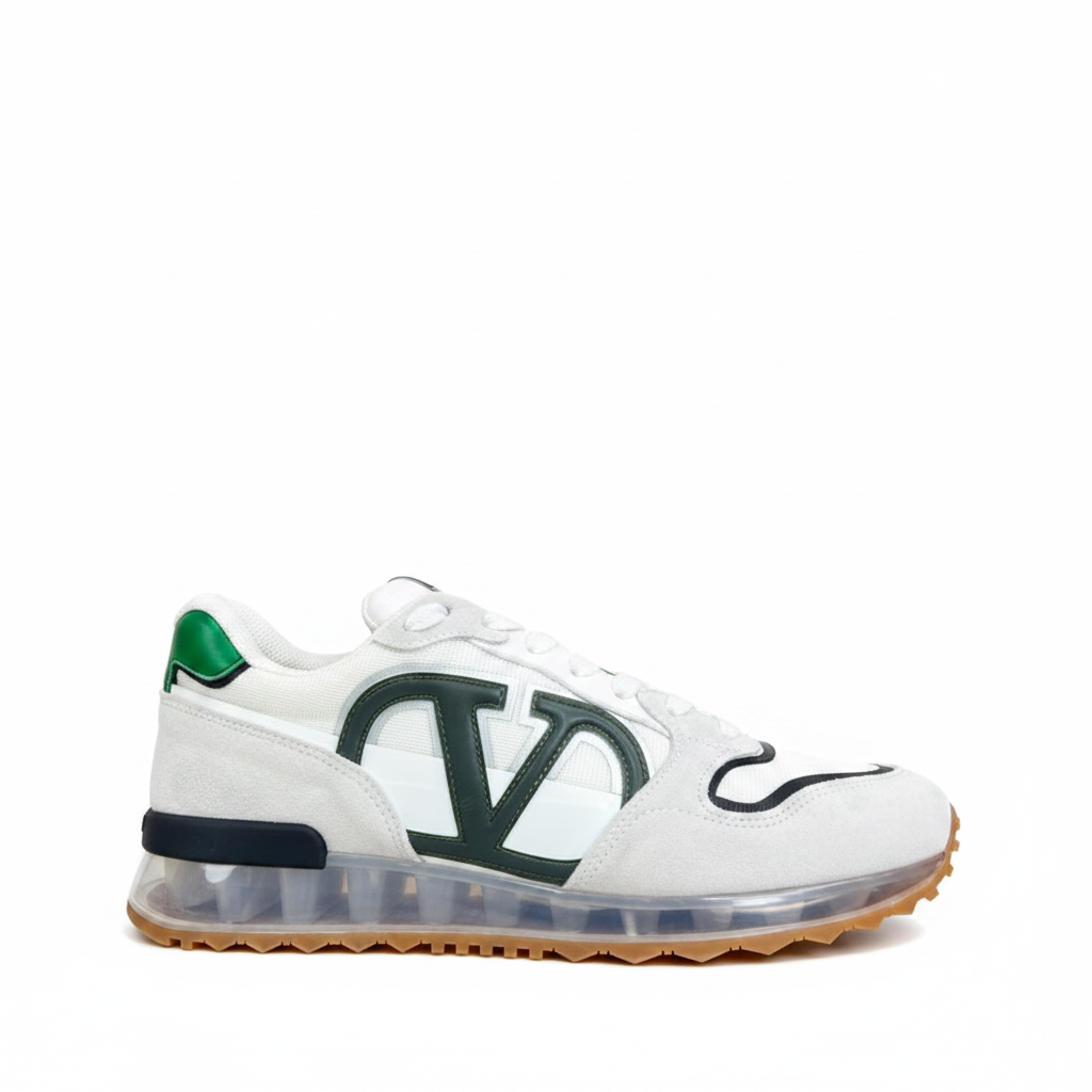 Valentino Garavani V-Logo "White-Grey-Green"