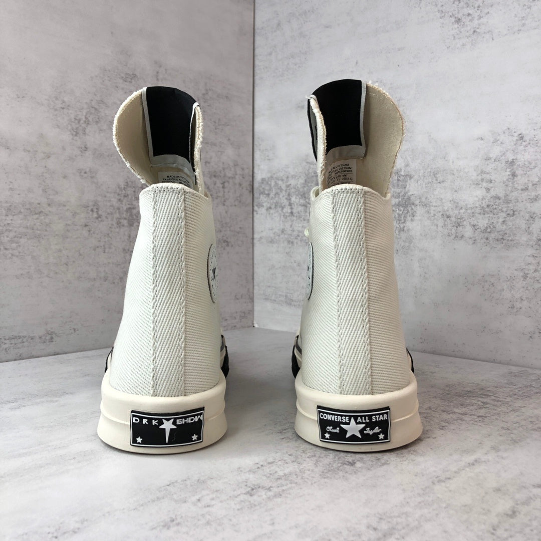 Rick Owens x Converse TURBODRK High "White"
