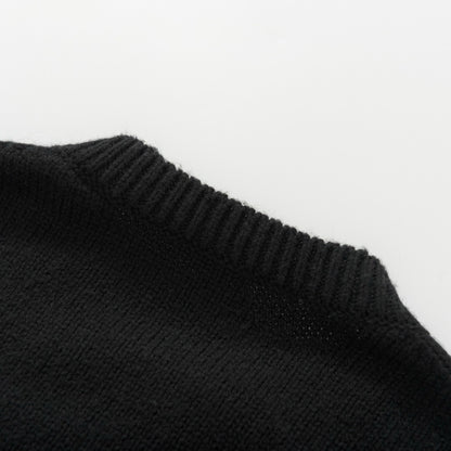 Burberry Knight Wool Cashmere Sweater "Black"