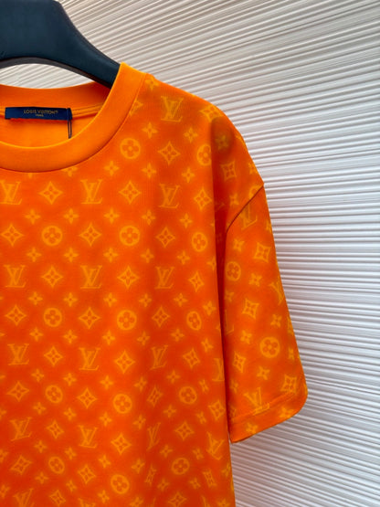 Louis Vuitton Monogram Short-Sleeved T-shirt "Vibrant Orange"
