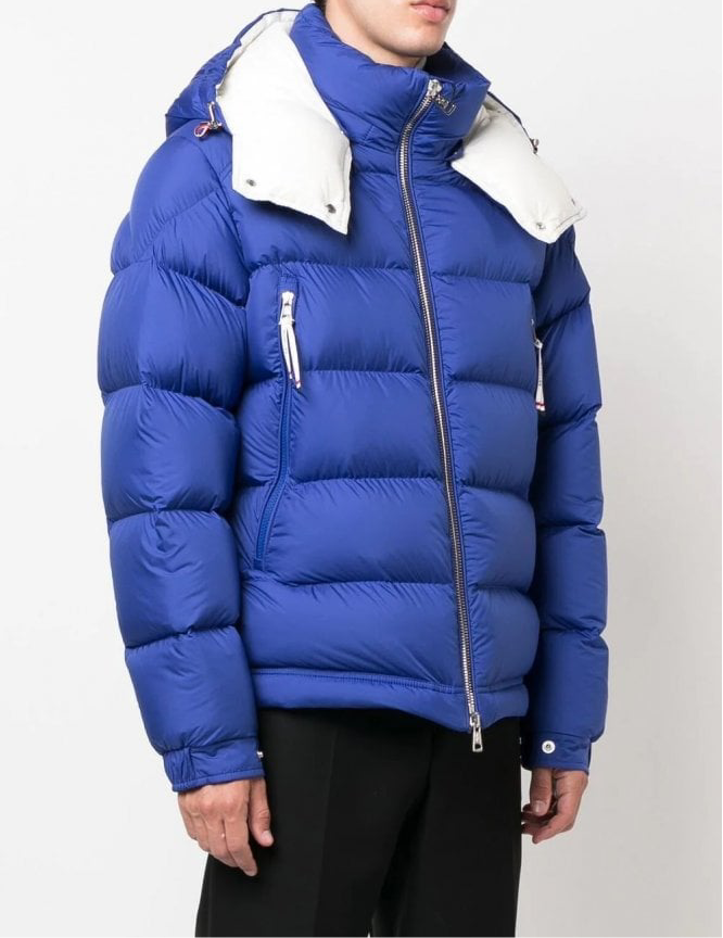 Moncler Poirier Down Jacket "Blue-White"