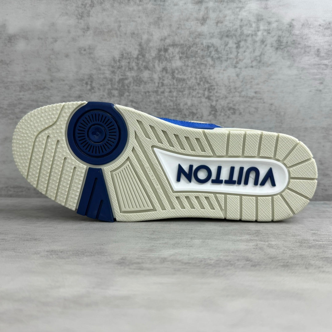 Louis Vuitton Trainers "White-Blue"