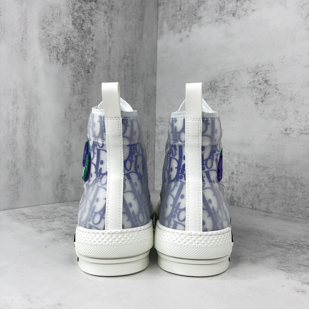 Dior B23 High-Top "White-Purple"