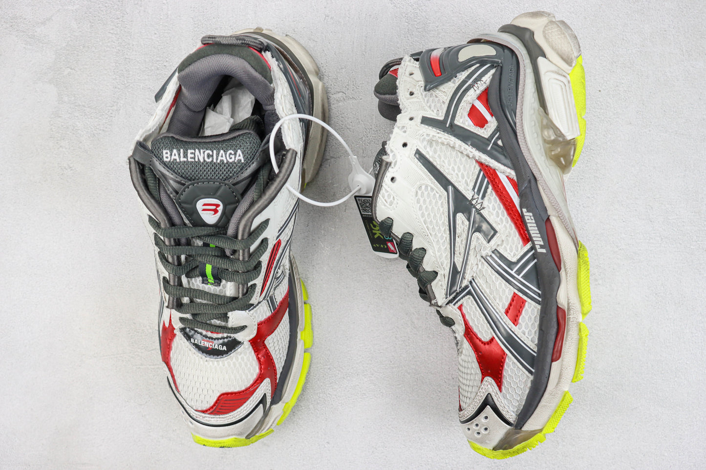 Balenciaga Runner "Black-White-Red Neon-Yellow"