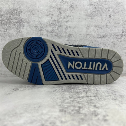 Louis Vuitton Trainers "Marine-Grey" Crystals