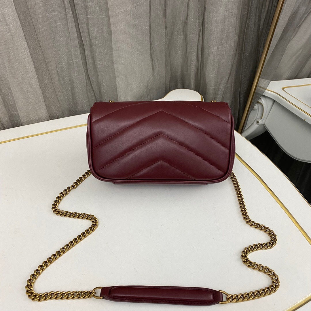 Saint Laurent Loulou Small Bag in Matelasse Lambskin