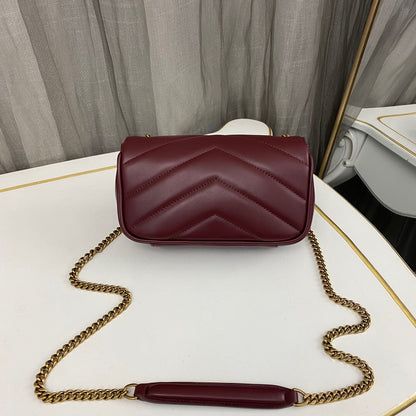 Saint Laurent Loulou Small Bag in Matelasse Lambskin