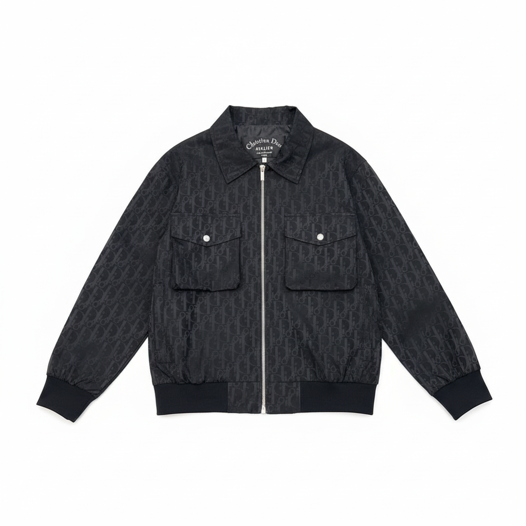 Dior Jacquard Jacket "Black"