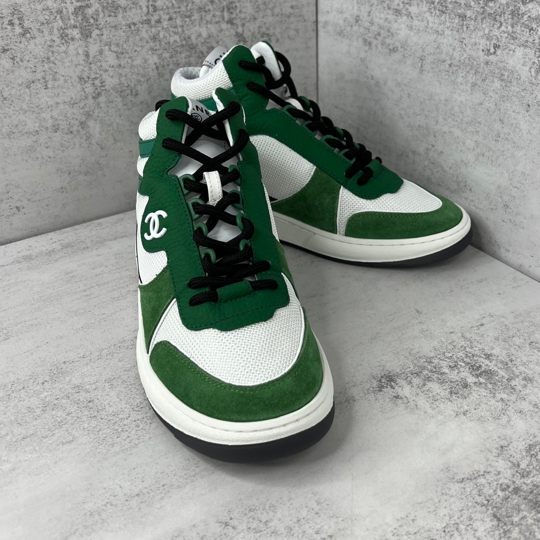 Chanel 22P High-Top "White-Green"