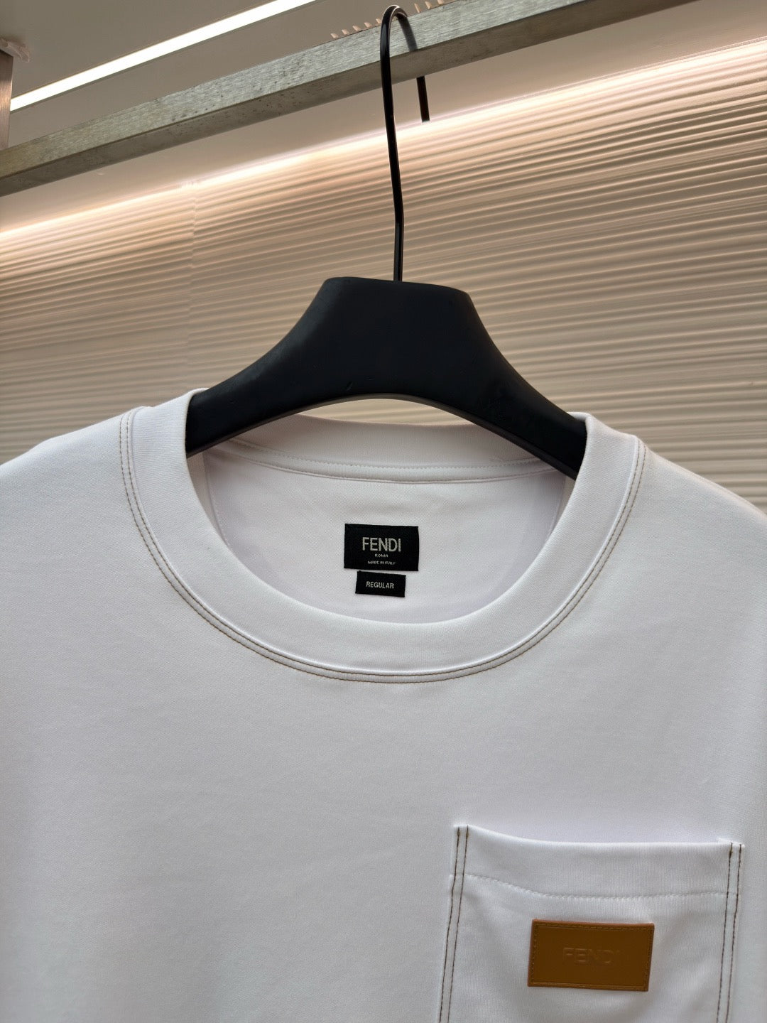 Fendi Cotton T-shirt "White"