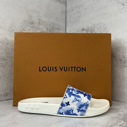 Louis Vuitton Slides "White-Blue"